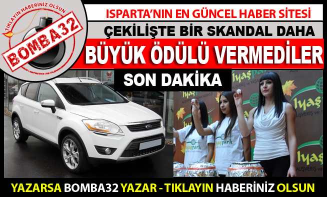 ÇEKİLİŞTE BİR SKANDAL DAHA